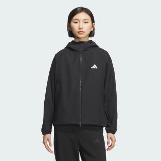 【adidas 愛迪達】SOFTSHELL 連帽外套 女 KC0054
