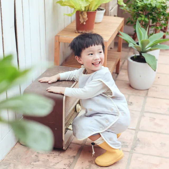 【MARURU】禮盒組 日本五層紗防踢背心 嬰兒藍(彌月禮盒 新生兒禮盒 出生送禮 新生兒送禮)