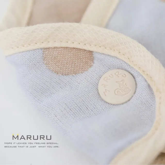 【MARURU】禮盒組 日本五層紗防踢背心 嬰兒藍(彌月禮盒 新生兒禮盒 出生送禮 新生兒送禮)