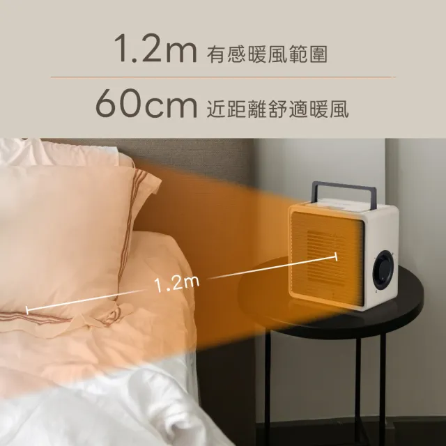 【KINYO】瞬熱陶瓷電暖器(保暖必備 EH-55MT)