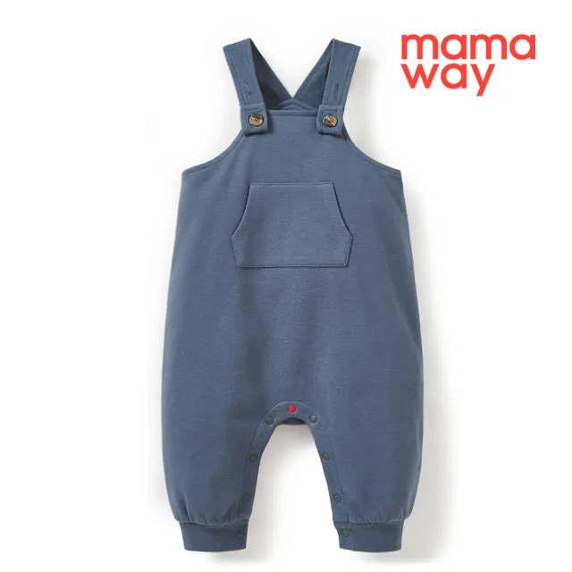 【mamaway 媽媽餵】BABY 棉質連身吊帶褲