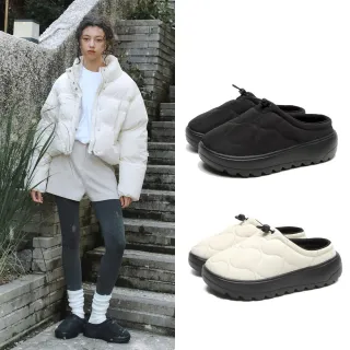 【Paperplanes】韓國空運。百搭韓妞防潑水4CM厚底半拖穆勒鞋/版型正常(7-1610/二色/現+預)