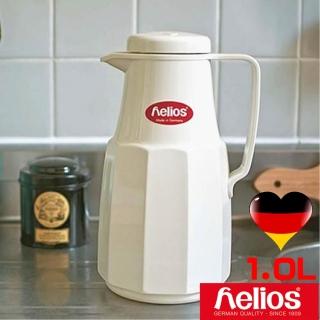 【helios 海利歐斯】經典玻璃內膽桌上魔法保溫壺白1.0l(6434-001)