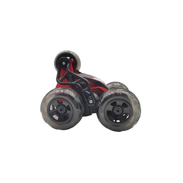 【Beast Kingdom 野獸國】5輪特技遙控車 蜘蛛人 黑款 18cm(MEKBAO 美奇寶)