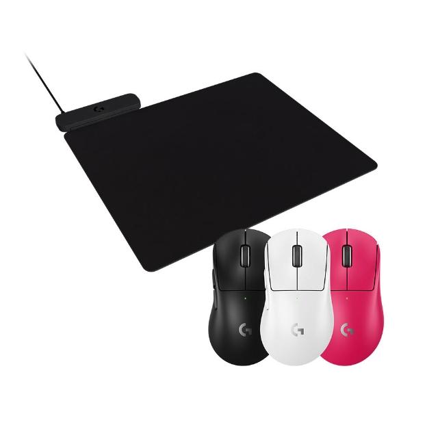 【Logitech G】PRO X SUPERLIGHT 2 DEX無線輕量化電競滑鼠 + PowerPlay2 無線充電鼠