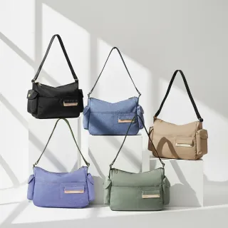 【satana】Soldier 輕盈通勤斜背包 側背 / 肩背 輕量防潑水 11吋平板 台灣製 SOS3290 - 多色