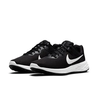 【NIKE 耐吉】慢跑鞋 男鞋 運動鞋 緩震 REVOLUTION 6 NN 黑 DC3728-003