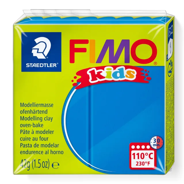 【STAEDTLER 施德樓】施德樓 FIMO無毒烤箱軟陶KIDS系列-單塊 MS8030