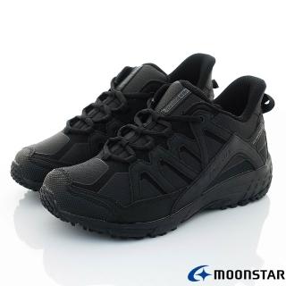 【MOONSTAR 月星】5E透溼防水-EZGO系列(SUSDM096黑-25.5-28cm)