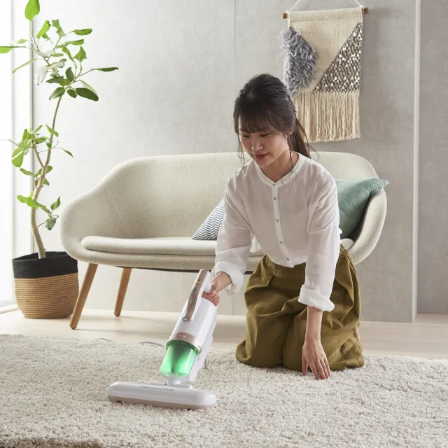 【IRIS OHYAMA 愛麗思歐雅瑪】大拍5.0雙氣旋智能除蹣機-粉色(HEPA13銀離子限定版)