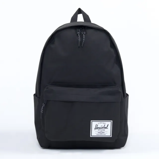 【Herschel】Classic XL 特大 黑色 全黑 帆布 防潑水 尼龍內裡 可放水壺 大容量 書包 男女