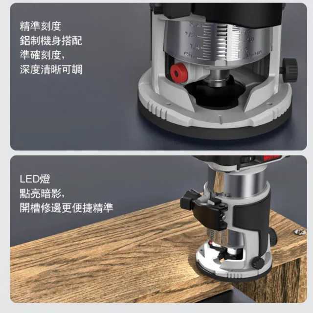 【WORX 威克士】20V 無刷鋰電修邊機 WU560.9(修邊機 鋰電 路打 無刷 木工修邊刀 銑木板 鋁塑板 無碳刷馬達)