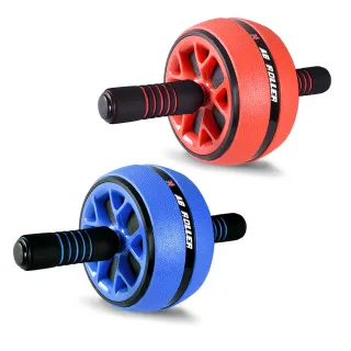 【Leader X】靜音耐磨核心訓練健腹輪 健腹器 滾輪 附跪墊(2色)