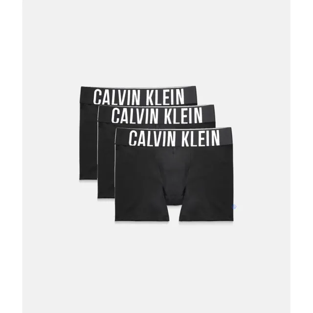 【CALVIN KLEIN】歐洲專櫃 CK 3入組 INTENSE POWER 風暴引力帶 超細纖維 四角褲 運動內褲(NB3612)
