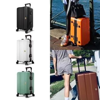 【OUMOS】促銷組合 21吋+30吋行李箱(鋁框箱 組合商品)