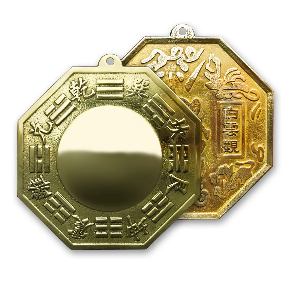 財神小舖】純銅鎮宅開光八卦鏡凸鏡11cm(已開光除穢開運擋煞化煞鎮宅