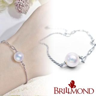 【BRILLMOND】正日本 AKOYA 天然海水珍珠 手鍊多款選(6-6.5MM珍珠)