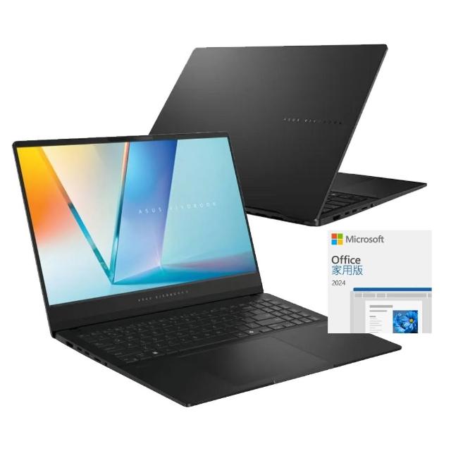 【ASUS 華碩】 Office2024組★15.6吋Ryzen AI 9 輕薄筆電(Vivobook S M5506WA/AI 9 365/24G/512GB/W11/OLED