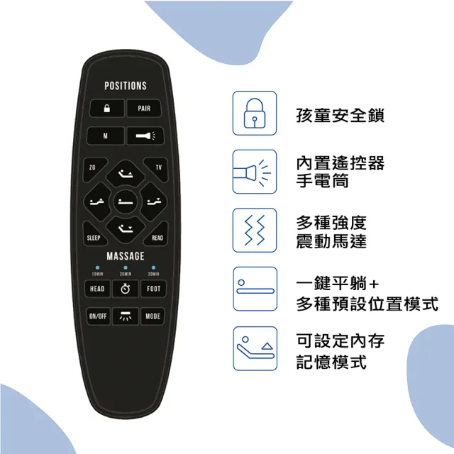 【Funbodhi 方菩提】探索-美式摺疊電動床 AI智能感知電動床(進階升級版 單人加大尺寸 96x200公分)