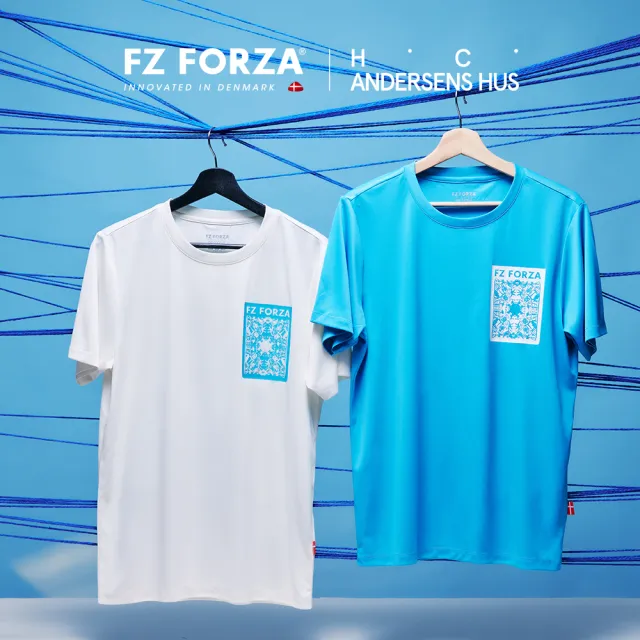 【FZ FORZA】安徒生博物館聯名T-Shirt(FZ_T-503HCA F/L 晨曦藍/象牙白)