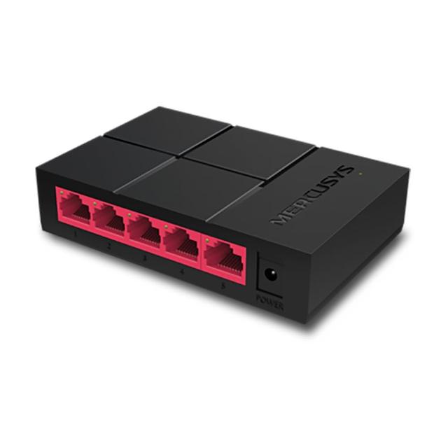 【Mercusys 水星】5埠 port 10/100/1000Mbps 桌上型 乙太網路交換器 隨插即用 switch hub(MS105G)