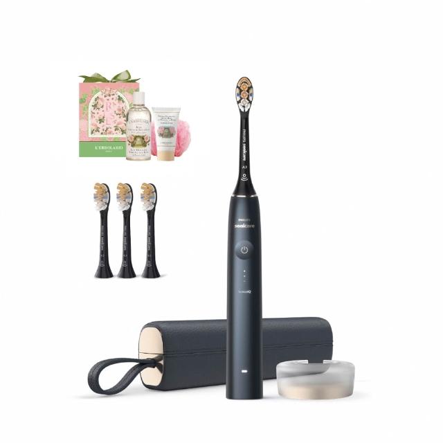 【Philips 飛利浦】Sonicare頂級尊榮AI智能音波電動牙刷-HX9996/12 靜夜藍