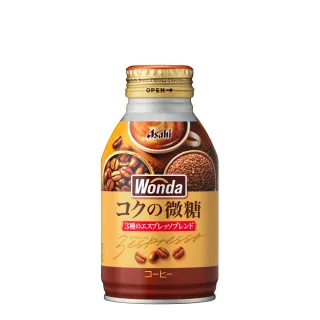 【ASAHI 朝日】WONDA醇 微糖咖啡 256 mlx24入/箱(入口瞬間濃醇!官方直營)
