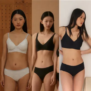 【24HRS】3件組 - 獨霸X美背款X冠軍款 無痕內衣任選(無鋼圈內衣 女內衣 女內著 無感失憶 背扣式)
