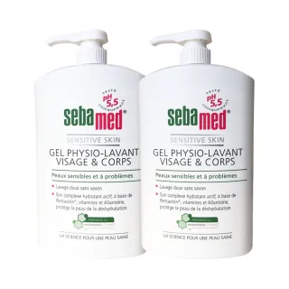 【SEBAMED】潔膚露1000ml共2入(大容量 平行輸入)