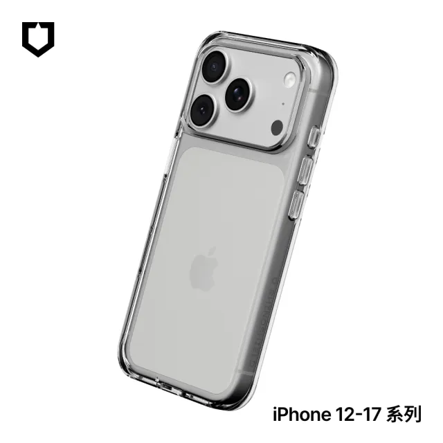 【RHINOSHIELD 犀牛盾】iPhone 全系列 Clear 抗黃化透明防摔手機殼(相機鍵按鈕/開孔版)