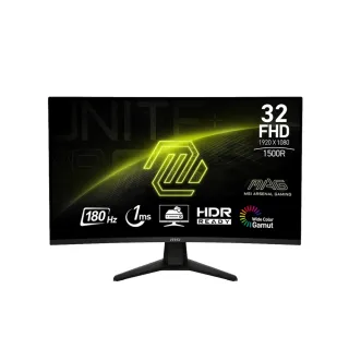 【MSI 微星】S+ 級福利品 MAG 32C6 曲面 電競 顯示器(32吋/FHD/180Hz)