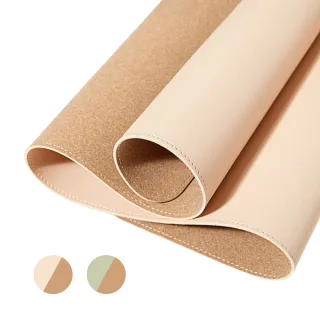 【Her】滑鼠墊 90x45cm 桌墊 雙面滑鼠墊 辦公桌墊 電腦桌墊 滑鼠桌墊(雙色桌墊 軟木滑鼠墊 軟木桌墊)