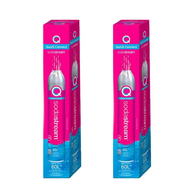 【Sodastream】CO2全新快扣鋼瓶425g-2入組(僅適用快扣機種)