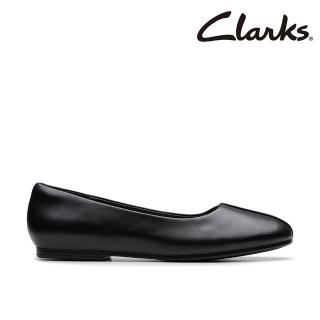【Clarks】女鞋 Livia Lily 斜圓頭設計娃娃鞋 平底鞋(CLF83054C)