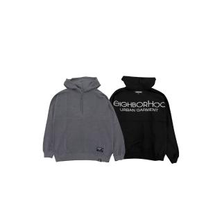 【NEIGHBORHOOD】Neighborhood Reversible Sweat Hoodie LS 黑/灰 雙面帽Tee 252UWNH-CSM08