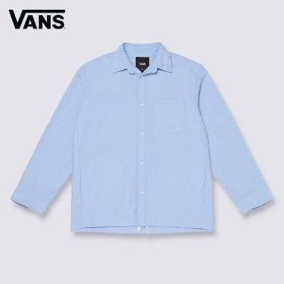 【VANS】官方旗艦 Tokyo Design Collective 藍色長袖牛津襯衫