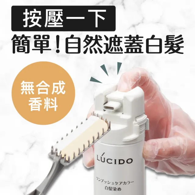 【LUCIDO 倫士度】按壓式染髮霜(3款任選)
