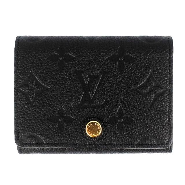LV LOUIS VUITTON路易威登 M58456 經典 Monogram Empreinte 小牛皮壓花暗釦卡片/名片夾