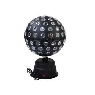 【巧可】LED無極旋轉大水晶魔球舞台燈 閃光燈(9色爆閃遙控款鐳射燈)