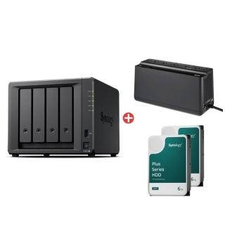 【Synology 群暉科技】UPS組搭6TBx2★DS925+ 4bay NAS 網路儲存伺服器(HAT3300-6TB)