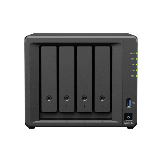 【Synology 群暉科技】UPS組搭6TBx2★DS425+ 4Bay NAS 網路儲存伺服器(Intel/2GB)