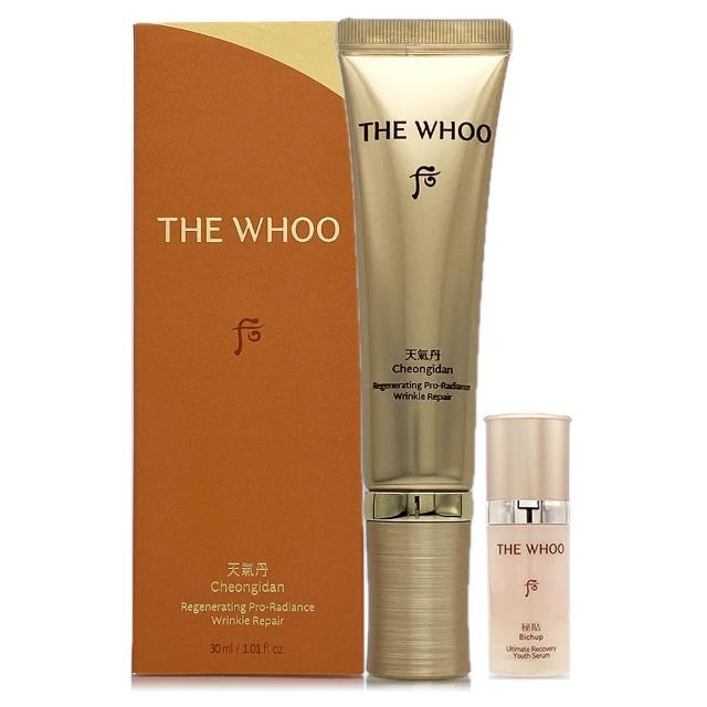 whoo後 天氣丹 PRO 光耀重生緊顏精萃,專為大人設計的臉部與眼部精華液,適用各種肌膚。產品為國內專櫃公司貨,產地依包裝顯示,儲存期限為3年,製造日期與有效日期請詳見產品包裝標示。 whoo后 天氣丹 PRO 光耀重生緊顏精萃