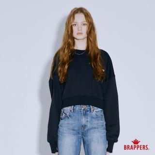 【BRAPPERS】女款 Los Angeles印花短版上衣(深藍)