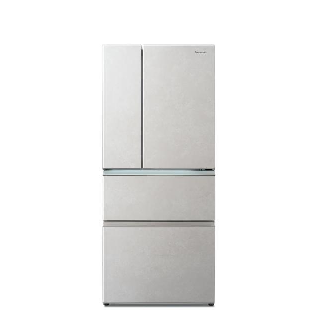 【Panasonic 國際牌】58H快配★610公升一級能源效率IOT無邊框岩板玻璃四門變頻冰箱-白NR-D615XGS-W