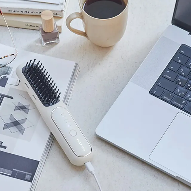 【FESTINO】Styling Heater Brush 負離子電熱直髮造型梳(SMHB-049)