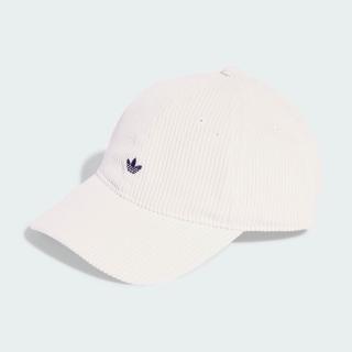 【adidas 愛迪達】CORDUROY BB C 燈芯絨 棒球帽 米色 男女款 老帽 三葉草(JW8019)