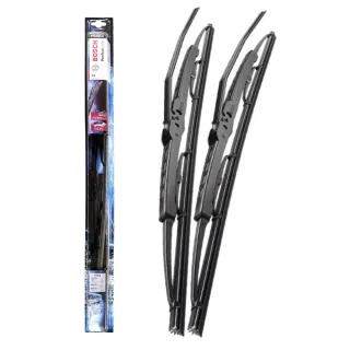 【BOSCH 博世】PerfectView雨刷 14-26吋 2支組(鐵骨雨刷｜硬骨雨刷｜U勾雨刷｜汽車雨刷)