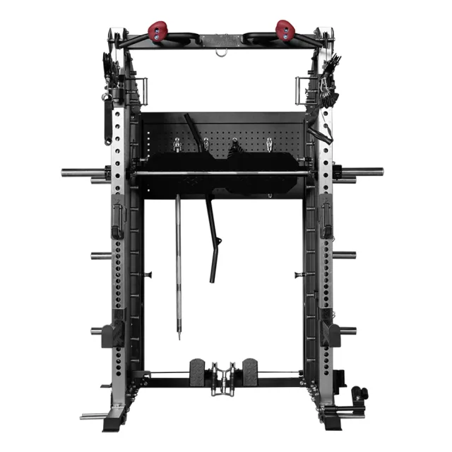 【BODY DYNAMIC 德旺】TO-CMS 商用型多功能史密斯機(多角度訓練 商用等級 地雷管 腿推踏板 坐姿划船)