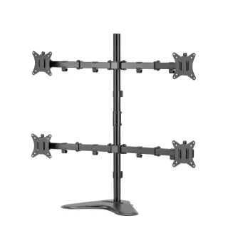 【Happytech】D26-C04V1桌上型17-32吋 四螢幕 雙節旋臂 液晶 電腦螢幕架 螢幕支架 置桌型(桌上型支架)