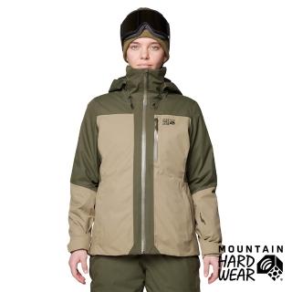 【Mountain Hardwear】Firefall™ Trifecta Jacket 兩件式防水化纖連帽外套 女款 深松綠/滑坡青 #2134751